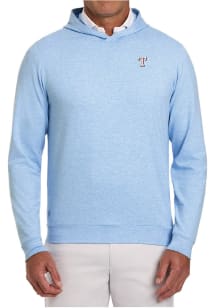 Holderness and Bourne Texas Rangers Mens Light Blue Hamilton Long Sleeve Lightweight Hoodie