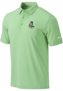 Columbia Michigan State Spartans Mens Green Drive Edition Short Sleeve Polo