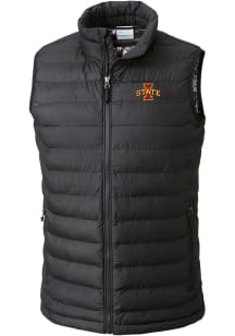 Columbia Iowa State Cyclones Mens Black Powder Light Sleeveless Jacket