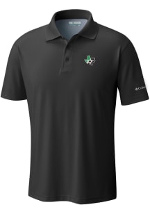 Columbia Dallas Stars Mens Black Drag Short Sleeve Polo