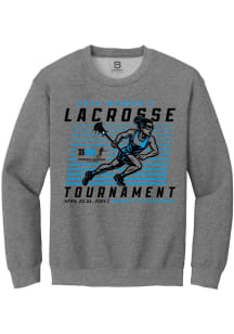 Summit Sportswear Big Ten Mens Graphite 2026 Women's Lacrosse Tournament Long Sleeve Crew Sweatshi..