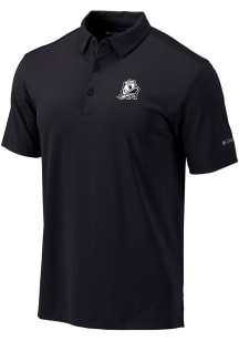 Columbia Oregon Ducks Mens Black Heat Seal Omni Wick Drive Short Sleeve Polo
