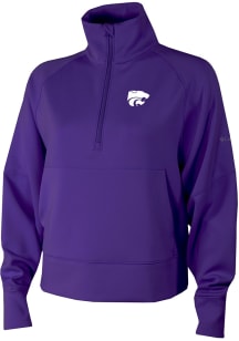 Columbia K-State Wildcats Womens Purple Wickham Hills Qtr Zip