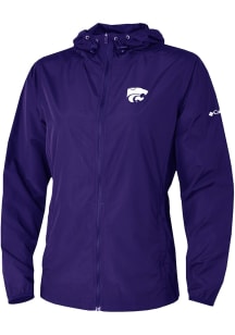 Columbia K-State Wildcats Womens Purple Prodigy Light Weight Jacket