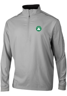 Columbia Boston Celtics Mens Grey Heat Seal Bogey's Paradise Long Sleeve Qtr Zip Pullover