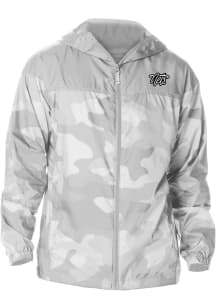 Columbia Brooklyn Nets Mens Grey Heat Seal Camo Flash Challenger Light Weight Jacket