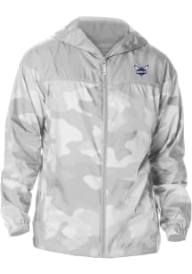 Columbia Charlotte Hornets Mens Grey Heat Seal Camo Flash Challenger Light Weight Jacket