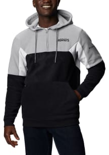 Columbia Charlotte Hornets Mens Black Columbia Lodge Fleece Hoodie Hood