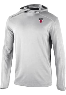 Columbia Chicago Bulls Mens Grey Heat Seal Omni Wick Shot Gun Long Sleeve Hoodie