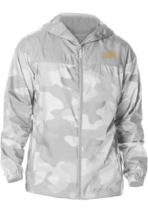 Columbia Cleveland Cavaliers Mens Grey Heat Seal Camo Flash Challenger Light Weight Jacket