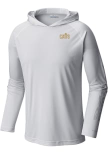 Columbia Cleveland Cavaliers Mens White Heat Seal Terminal Tackle Long Sleeve Hoodie