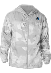 Columbia Dallas Mavericks Mens Grey Heat Seal Camo Flash Challenger Light Weight Jacket
