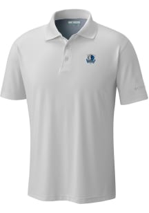 Columbia Dallas Mavericks Mens White Heat Seal Low Drag Offshore Polo Short Sleeve Polo