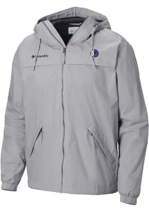 Columbia Dallas Mavericks Mens Grey Heat Seal Oroville Creek Lined Jacket Medium Weight Jacket