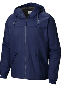 Columbia Dallas Mavericks Mens Navy Blue Heat Seal Oroville Creek Lined Jacket Medium Weight Jacke..