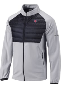 Columbia Detroit Pistons Mens Grey Heat Seal In the Element Medium Weight Jacket