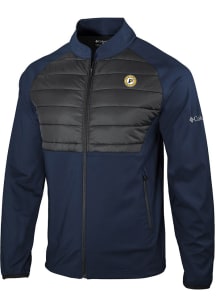 Columbia Indiana Pacers Mens Navy Blue Heat Seal In the Element Medium Weight Jacket
