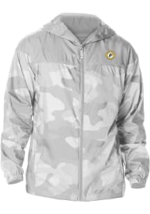 Columbia Indiana Pacers Mens Grey Heat Seal Camo Flash Challenger Light Weight Jacket