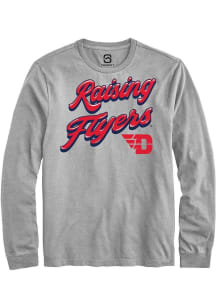 Summit Sportswear Dayton Flyers Grey RAISING MASCOTS Long Sleeve T Shirt