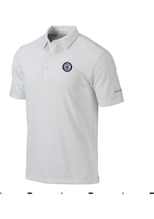 Columbia Los Angeles Clippers Mens White Heat Seal Omni Wick Drive Short Sleeve Polo
