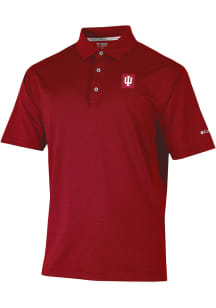 Columbia Indiana Hoosiers Mens Red Sand Tee Polo Short Sleeve Polo