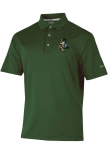 Columbia Michigan State Spartans Mens Green Sand Tee Polo Short Sleeve Polo