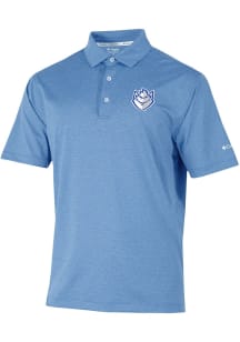 Columbia Saint Louis Billikens Mens White Sand Tee Polo Short Sleeve Polo