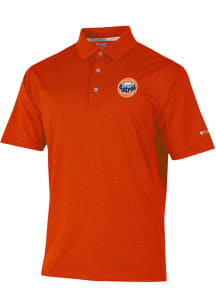Columbia Houston Astros Mens Orange Sand Tee Polo Short Sleeve Polo