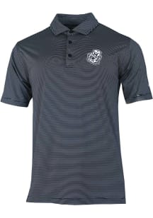 Columbia Michigan Wolverines Mens Blue Double Hit Polo Short Sleeve Polo