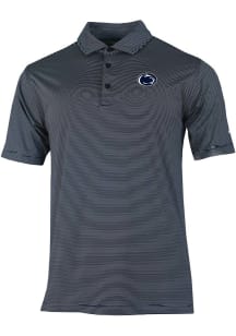Columbia Penn State Nittany Lions Mens Navy Blue Double Hit Polo Short Sleeve Polo