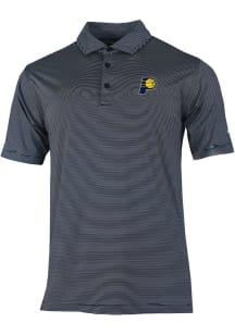 Columbia Indiana Pacers Mens Navy Blue Double Hit Polo Short Sleeve Polo