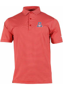 Columbia Arizona Wildcats Mens Red Double Hit Polo Short Sleeve Fashion Polo
