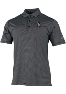Columbia Michigan State Spartans Mens Black Double Hit Polo Short Sleeve Polo