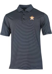 Columbia Houston Astros Mens Navy Blue Double Hit Polo Short Sleeve Polo