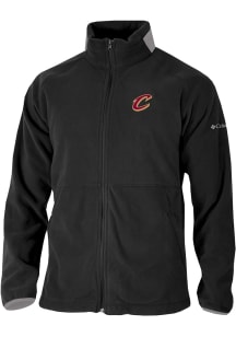 Columbia Cleveland Cavaliers Mens Black Everest Ridge Fleece Medium Weight Jacket