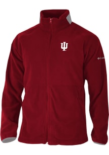 Columbia Indiana Hoosiers Mens Red Everest Ridge Fleece Medium Weight Jacket
