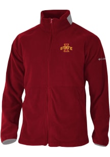 Columbia Iowa State Cyclones Mens Red Everest Ridge Fleece Medium Weight Jacket