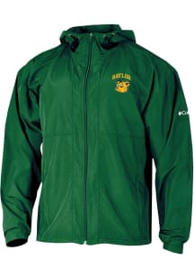 Columbia Baylor Bears Mens Green Prodigy Windbreaker Light Weight Jacket