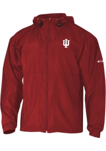Columbia Indiana Hoosiers Mens Red Prodigy Windbreaker Light Weight Jacket