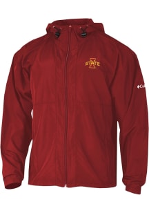 Columbia Iowa State Cyclones Mens Red Prodigy Windbreaker Light Weight Jacket