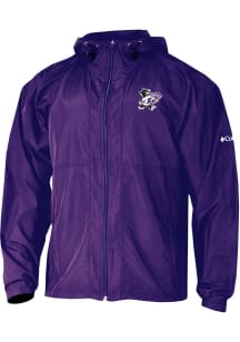 Columbia K-State Wildcats Mens Purple Prodigy Windbreaker Light Weight Jacket