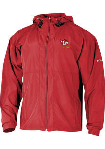 Columbia Louisville Cardinals Mens Red Prodigy Windbreaker Light Weight Jacket