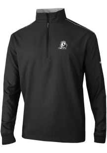 Columbia Oregon Ducks Mens Black Heat Seal Bogey's Paradise Long Sleeve Qtr Zip Pullover