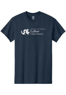 Summit Sportswear Drexel Dragons Navy Blue Bennett S LeBow College of Business Short Sleeve T Shir..