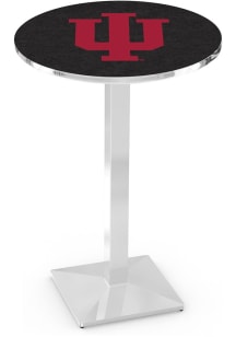 Indiana Hoosiers Chrome Square Base Pub Table