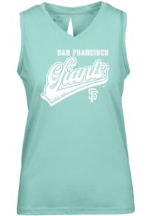 Levelwear San Francisco Giants Womens Green Paisley Sweep Tank Top