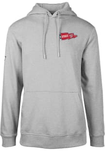 Levelwear Washington Nationals Mens Grey PODIUM Rafters Long Sleeve Hoodie