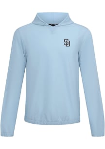 Levelwear San Diego Padres Mens Light Blue Action Insignia Hood