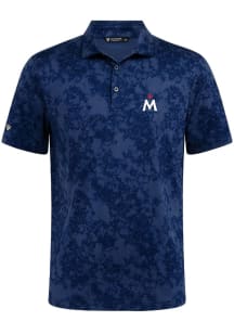 Levelwear Minnesota Twins Mens Navy Blue Whisper Insignia Short Sleeve Polo