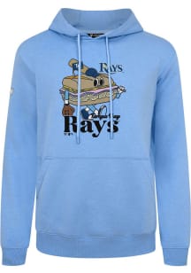 Levelwear Tampa Bay Rays Mens Light Blue Podium Ball Park Food Long Sleeve Hoodie